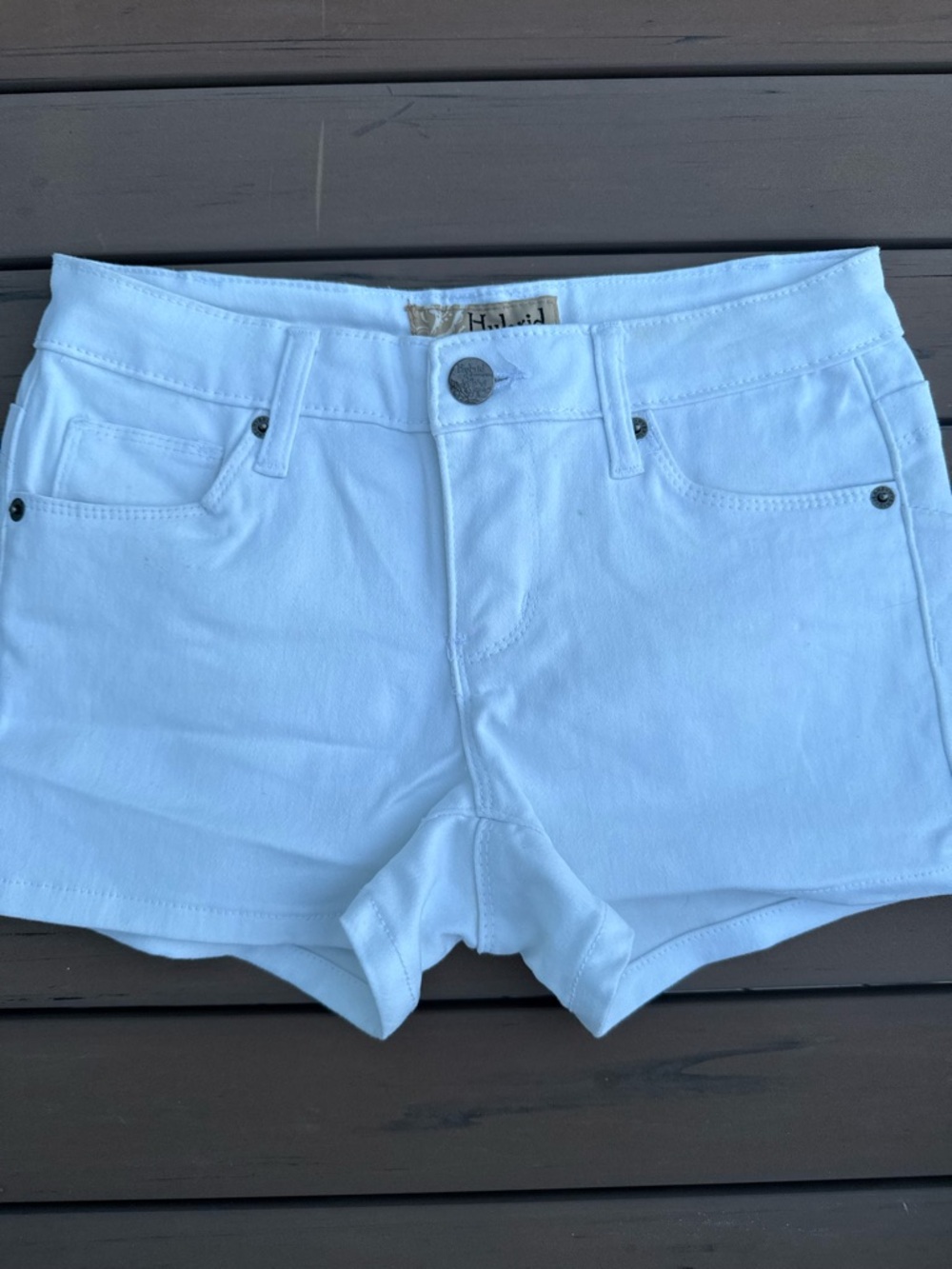 Hybrid & company White Bootie lift shorts